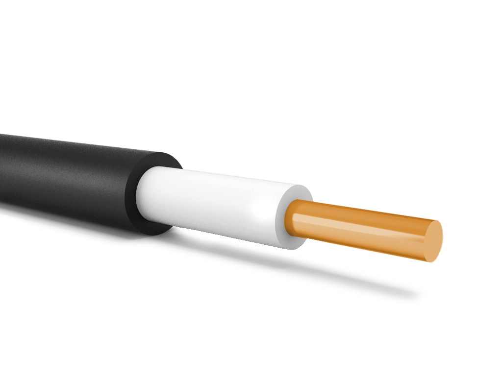 Кабель силовой ВВГнг(А)-LS 1х4-0,660 однопроволочный белый