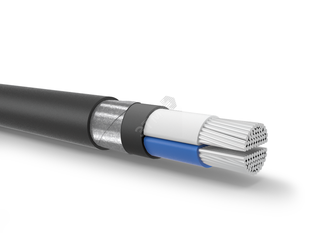 Кабель силовой АВБШв 2х150мс(N)-1 ТРТС