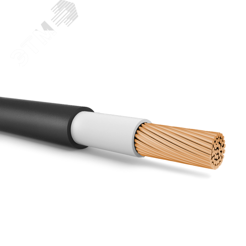 Кабель силовой ВВГнг(А) 1х70-1 многопроволочный белый ТРТС ВНИИКП - фото 1