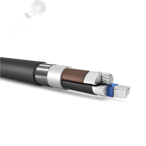 Кабель силовой АВБШв 4х95мс(N)-1 ТРТС многопроволочный ВНИИКП - фото 1