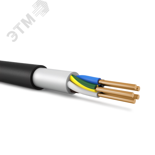 Изображение товара Кабель силовой ППГнг(A)-HF 5х16 (N.PE)-0.660 однопроволочный ТРТС (м)