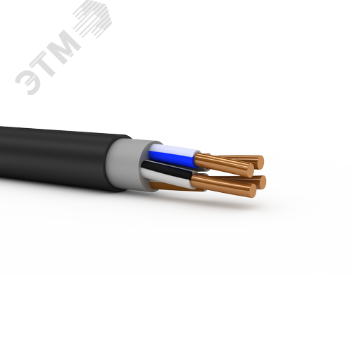 Кабель силовой ППГнг(А)-HF 4х4ок(N)-1 ТРТС - фото 1