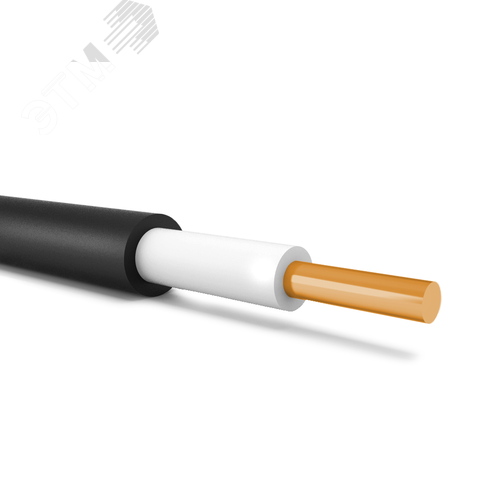 Кабель силовой ВВГнг(А)-LS 1х4-0,660 однопроволочный белый - фото 1