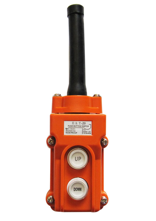 Пост кнопочный(тельферный) ПКТ-20 ABS-пластик IP54