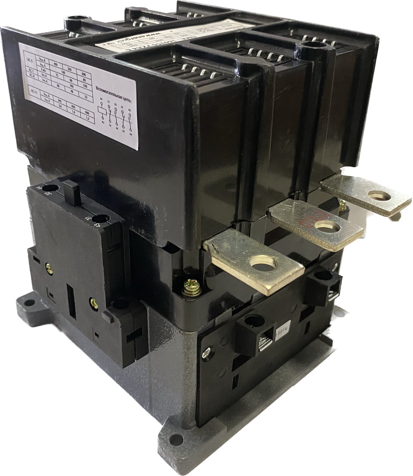 Пускатель электромагнитный ПМ12-160150 УХЛ4 В 220В/50Гц 2з+2р 160А, без реле, IP20  (ЭТК)