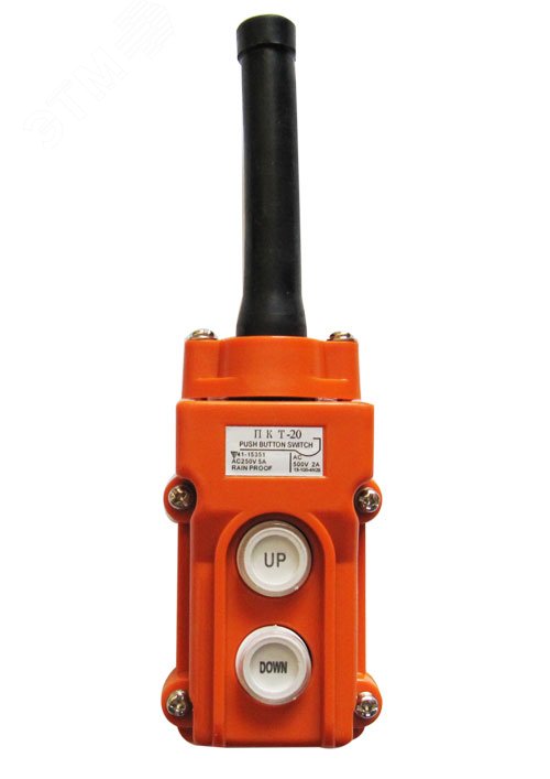 Изображение товара Пост кнопочный ПКТ-20 ABS-пластик IP54 для управления электрическими цепями