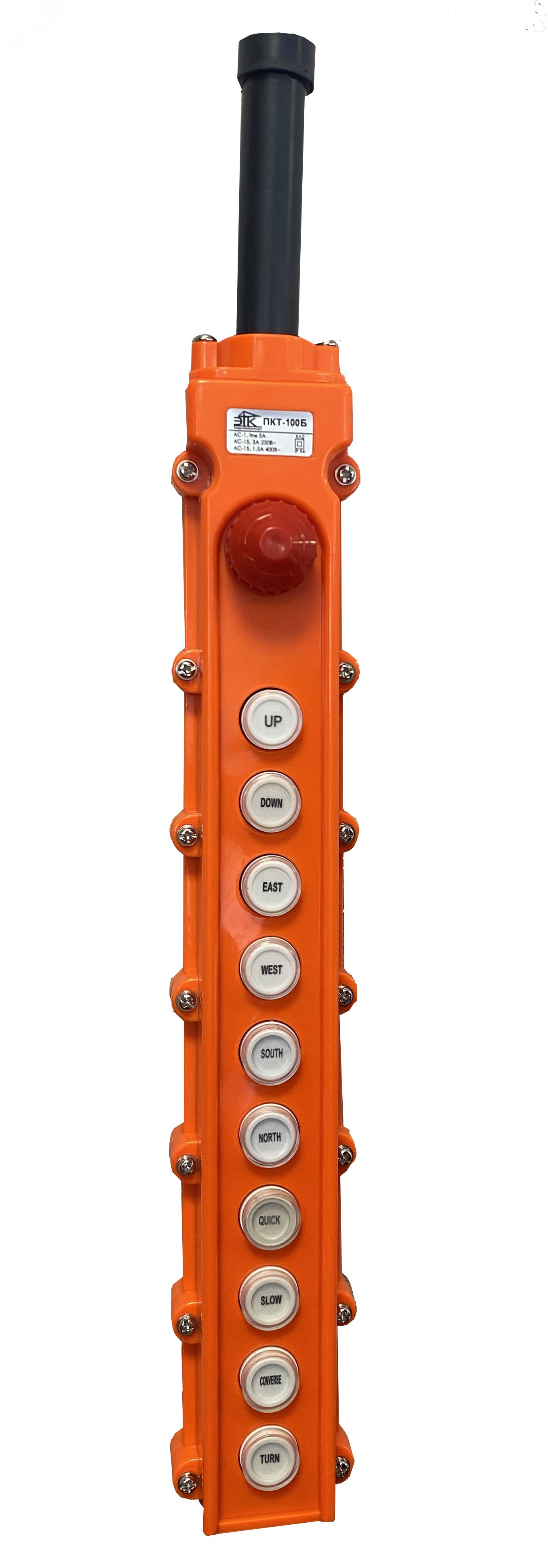 Изображение товара Пост кнопочный ПКТ-100Б с 11 контактами и IP54 для промышленной автоматизации Изображение товара Пост кнопочный ПКТ-100Б с 11 контактами и IP54 для промышленной автоматизации