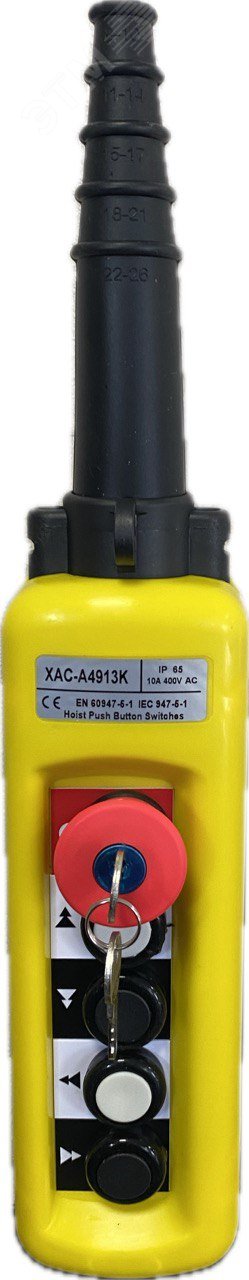 Изображение товара Пульт управления ХАС-4913К IP65 для кранов промышленного использования
