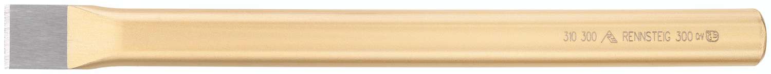 Зубило плоское DIN 6453, ширина резца 30 мм, (26X13)X500 мм, плоско-овальный профиль, полировка