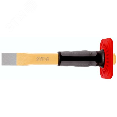 Изображение товара Зубило шлицевое с протектором, ширина резца 28 мм, (26X7)X240 мм, плоско-овальный профиль, полировка (шт)