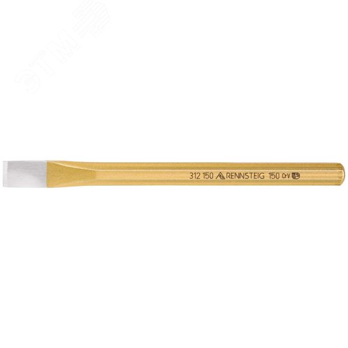 Изображение товара Зубило плоское DIN 6453, ширина резца 12 мм, 10X125 мм, 8-гранный профиль, лакировка (шт)