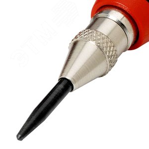 Кернер автоматический с протектором, наконечник 3.5 мм, корпус 11 мм, с регулировкой силы удара 20 - 50 Н, 95 мм - фото 2