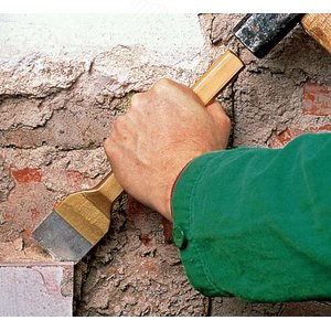 Зубило для швов, ширина резца 50 мм, (23X13)X250 мм, плоско-овальный профиль, полировка - фото 2