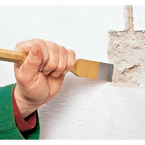 Зубило шлицевое, ширина резца 30 мм, 18X240 мм, 8-гранный профиль, лакировка - фото 2