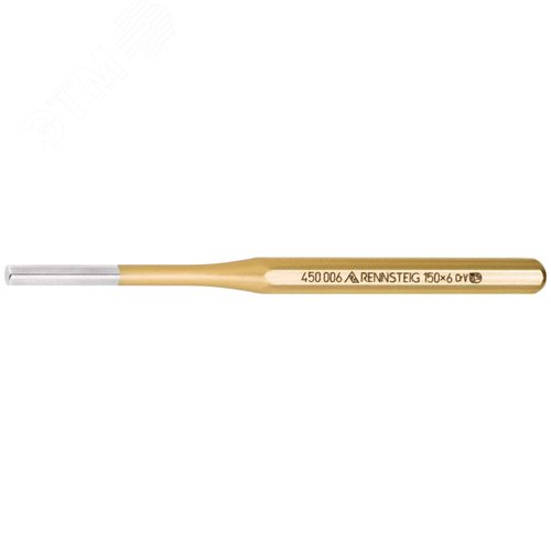 Изображение товара Выколотка Standard DIN 6450, 6.0 мм, 10X150 мм, 8-гранный профиль, Cr-V, золотистая (шт)