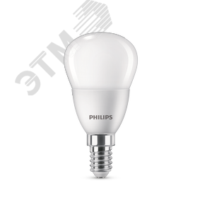 Лампа светодиодная LED Шар 5 Вт 500 Лм 2700 К E14 К 220-240 В IP20 Ra 80-89 (класс 1В) EcohomeLED PHILIPS (929002969637)