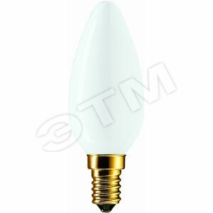 Лампа Soft 25W E14 230V B35 WH 1CT