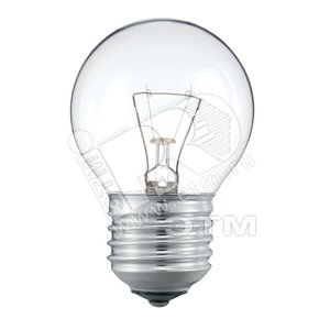 Лампа накаливания декоративная ДШ 60вт P45 230в E27 (шар)
