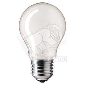 Лампа накаливания ЛОН 60вт A55 230в E27 матовая (926000007317)