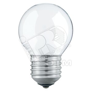 Лампа накаливания декоративная ДШ 40вт P45 230в E27 матовая (шар)
