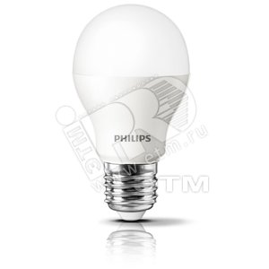 Лампа светодиодная LED 7.5(60)вт А55 E27 230в (PF)тепло белая матовая