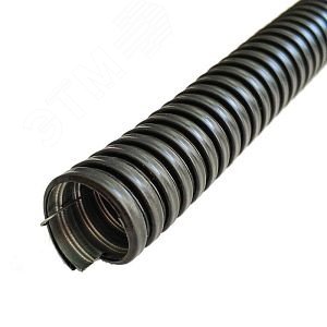 Изображение товара Металлорукав в ПВХ изоляции МРПИ НГ 20 с протяжкой 50 м черный