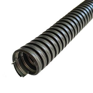 Металлорукав в ПВХ изоляции МРПИ НГ  20  (50 м/уп.) черный с протяжкой ГОФРОМАТИК