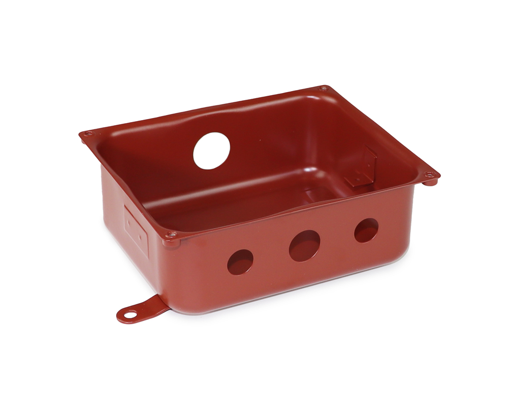 Коробка металлическая с заглушками 215х175х100 (4 отверстия: 2х20, 1х25, 1х32)IP65 ГОФРОМАТИК