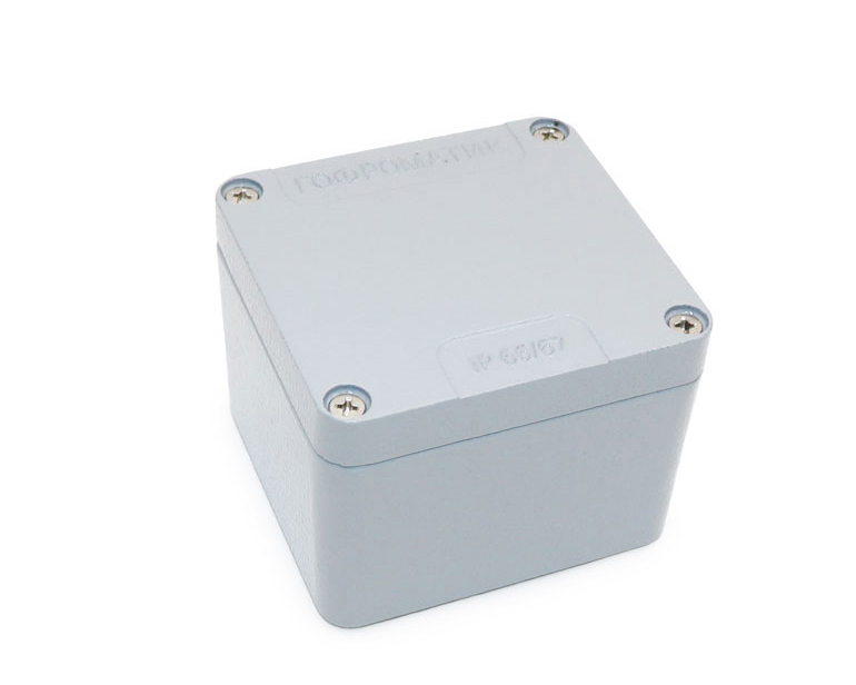 Коробка ответвительная алюминиевая  80х75х60 IP66/IP67 ГОФРОМАТИК