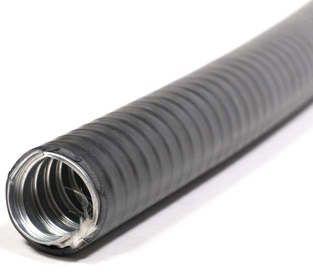Металлорукав МПГ нг HF толстостенный  20  (50 м/уп.) черный ГОФРОМАТИК
