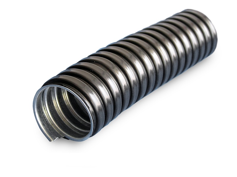 Металлорукав в ПВХ изоляции МРПИ НГ LS 100 (5 м/уп.) черный ГОФРОМАТИК