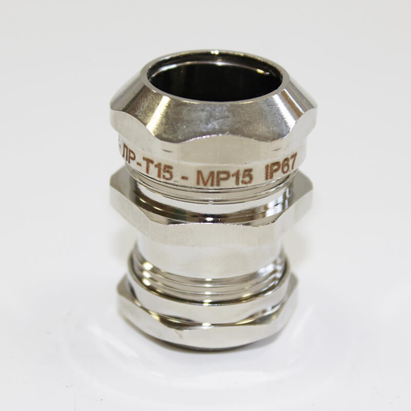 Муфта соединительная МТР-ЛС-Т15-МР15 IP67 ГОФРОМАТИК металлорукав-труба