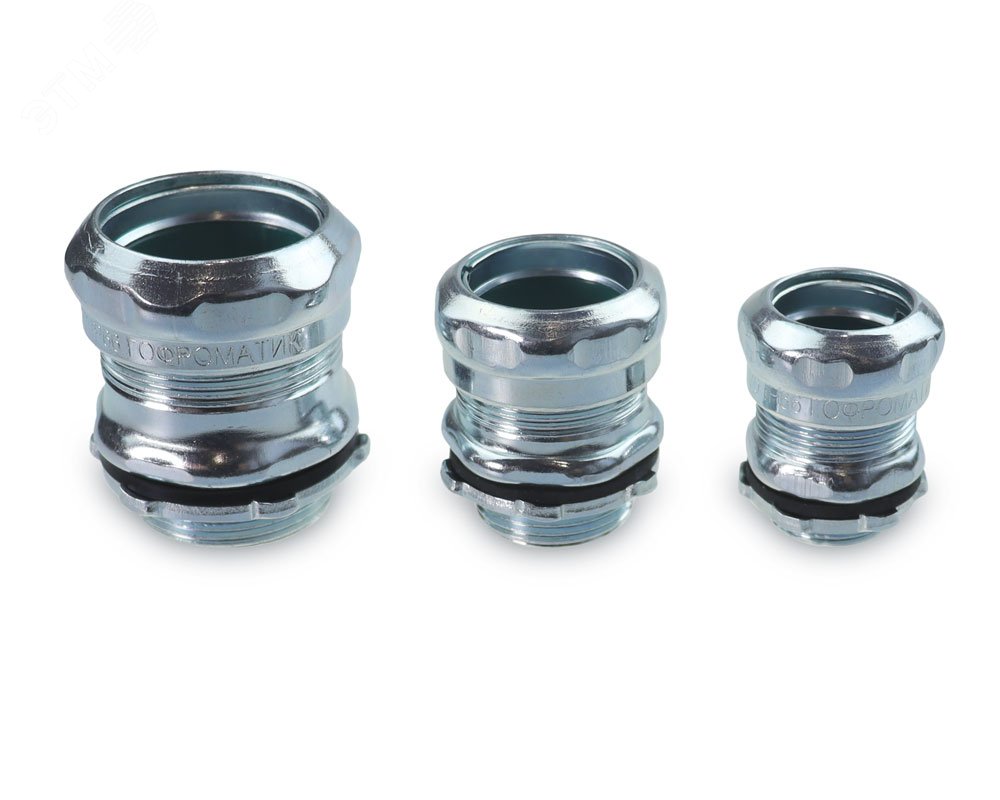 Изображение товара Муфта вводная М25Т25 IP66 ГОФРОМАТИК для соединения труб и электрооборудования