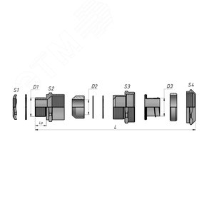 Сальник MG  32 пластик (16-21мм) IP68 черный ГОФРОМАТИК - фото 5