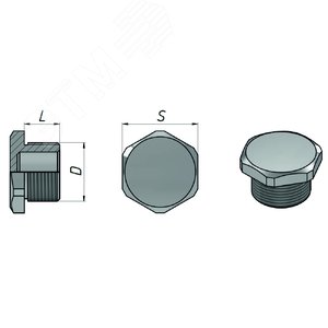 Заглушка Ex ЗРВЛ-М25 Ех db e II Gb U ГОФРОМАТИК - фото 3