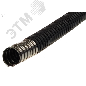 Металлорукав из нержавеющей стали в ПВХ изоляции Р3-НП нг 25 (50 м/уп.) В1,5 ГОФРОМАТИК - фото 1