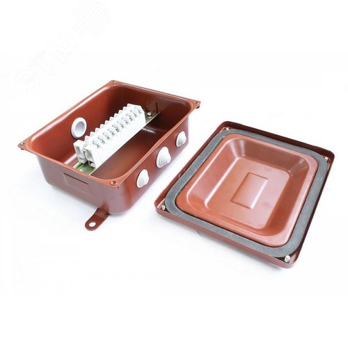 Коробка монтажная КМ 43-10 У3 IP43 ступенчатый ПВХ ввод ГОФРОМАТИК - фото 1