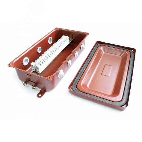 Коробка монтажная КМ 43-20 У3 IP43  ступенчатый ПВХ ввод ГОФРОМАТИК - фото 1