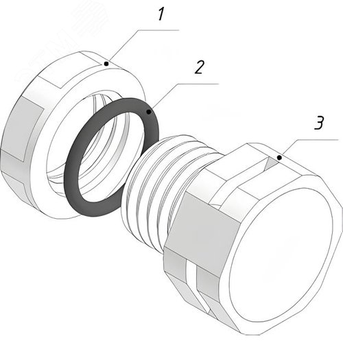 Клапан дышащий КД-ПС-М6х1 IP67 черный ГОФРОМАТИК - фото 3