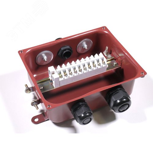 Коробка с зажимами наборными КЗНС-08 УХЛ1,5  IP65  латунный ввод ГОФРОМАТИК - фото 2