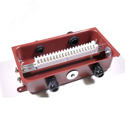 Изображение товара Коробка с зажимами наборными КЗНС-16 УХЛ1,5 IP65 латунный ввод ГОФРОМАТИК (шт)