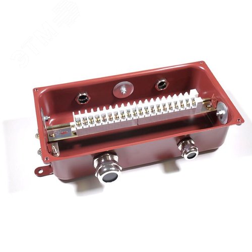 Коробка с зажимами наборными КЗНС-16 УХЛ1,5 IP65  латунный ввод ГОФРОМАТИК - фото 2