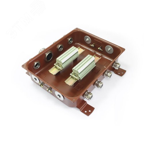 Коробка с зажимами наборными КЗНС-32 У2 IP54  пластиковый ввод ГОФРОМАТИК - фото 1