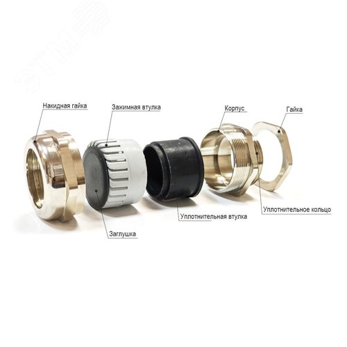 Кабельный ввод ВК-НР-PG63-52-L15 ГОФРОМАТИК - фото 2