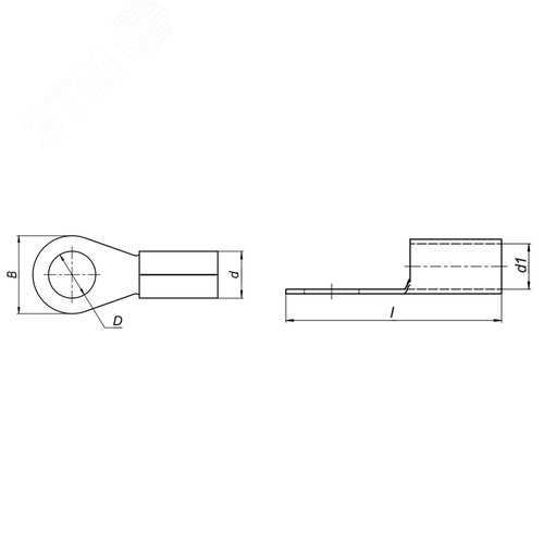 Наконечник под пайку П 4-4 ЗЭТАРУС ГОСТ 23981-80 ЗЭТАРУС - фото 2