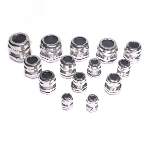 Изображение товара Ввод кабельный G1-1/2 латунный УТ1,5 IP68 (d кабеля 32-38 мм) ГОФРОМАТИК (шт)