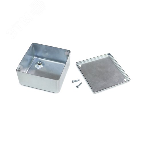 Коробка распределительная стальная 100х100х50 IP40 ГОФРОМАТИК - фото 2