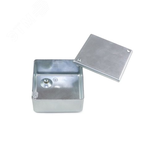 Коробка распределительная стальная 100х100х50 IP40 ГОФРОМАТИК - фото 3