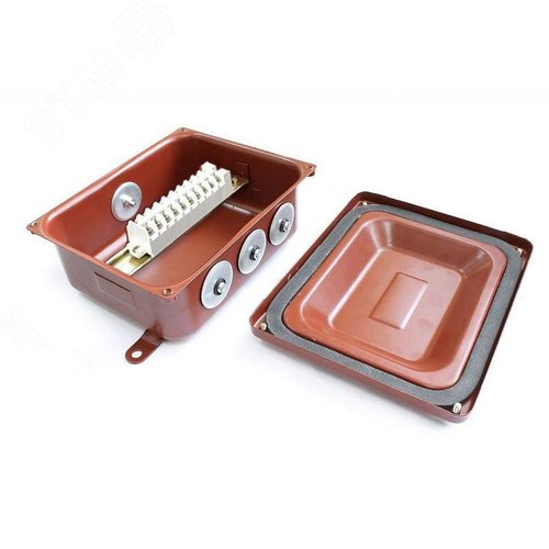 Изображение товара Коробка монтажная КМ 65-10 УХЛ1,5 IP65 металлические заглушки ГОФРОМАТИК (шт)