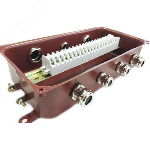 Коробка монтажная КМ 65-20 УХЛ1,5 IP65 латунный ввод ГОФРОМАТИК - фото 2